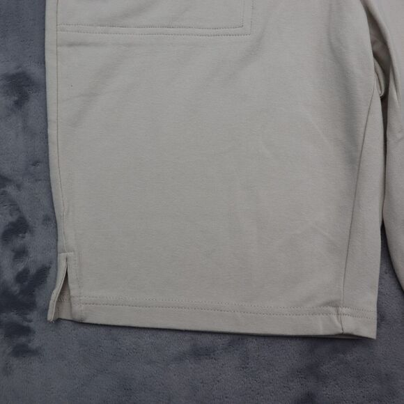 Croft Barrow Shorts Womens S Beige Sweat Mid Rise Pocket Stretch Pull On - Picture 13 of 16
